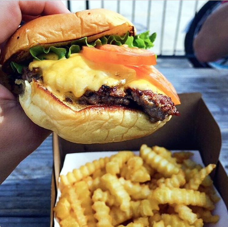 "Letting things slide #shakeshackpopup." — @marcydeluna
