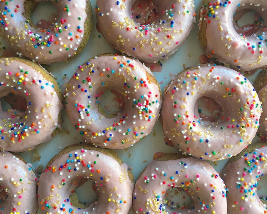 Vegan donuts are also a staple on the Ripe Cuisine menu. 