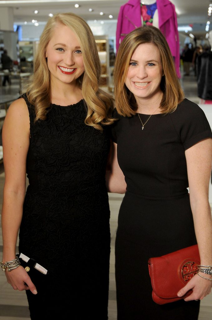 Shelby Zamzow and Allee Cox at the Saks Fifth Avenue Key to the Cure Wednesday Oct. 26,2016.(Dave Rossman photo)
