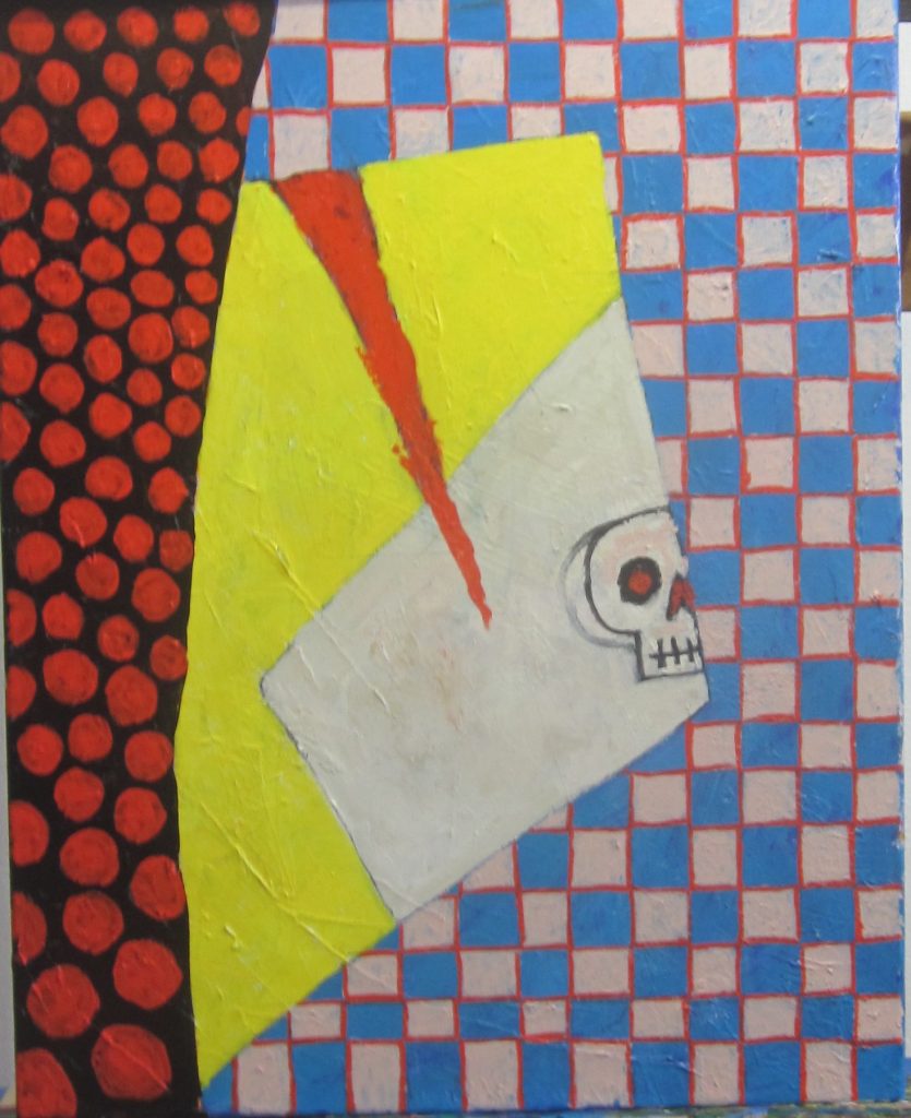 Earl Staley's "Mexico 3: Skull." Staley is a Rome Prize winner and also exhibited in the U.S. Pavilion at the Venice Biennale. 