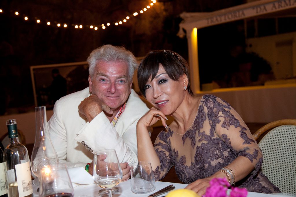 Duke Guido Torlonia in vintage Pucci, Sumi Jo in Valentino