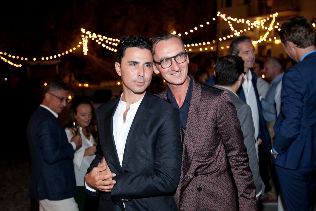 Filippo Tattoni-Marcozzi in Hugo Boss, Bruno Frisoni in Gucci