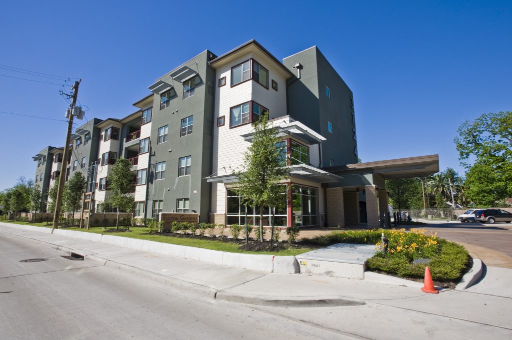 Fulton Gardens Senior Housing developed by Avenue CDC is sited on Fulton Street in near Northside.