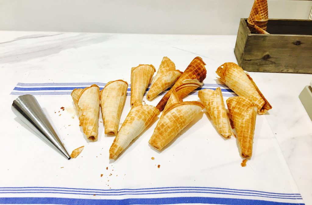 Fresh waffle cones anyone? 