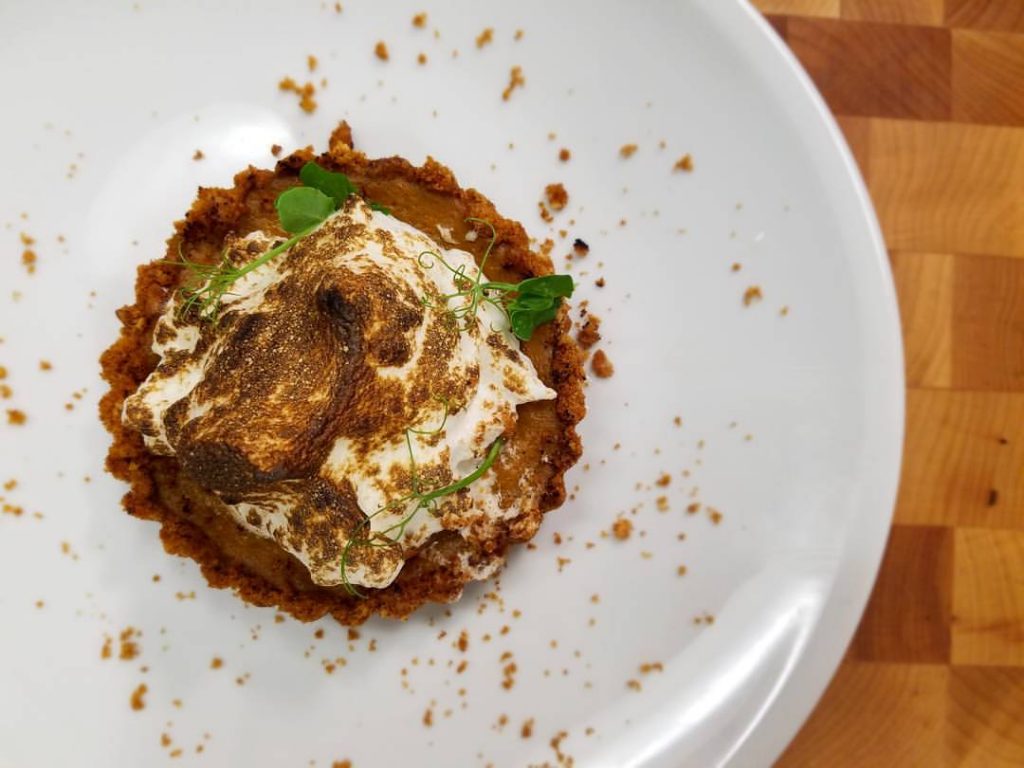 End your meal at Killen's STQ with a pumpkin meringue tart. (Photo courtesy Killen's STQ)