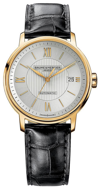 Baume & Mercier Classima in rose gold, $5,750, at Ben Bridge, Zadok Jewelers, Eiseman Jewels.