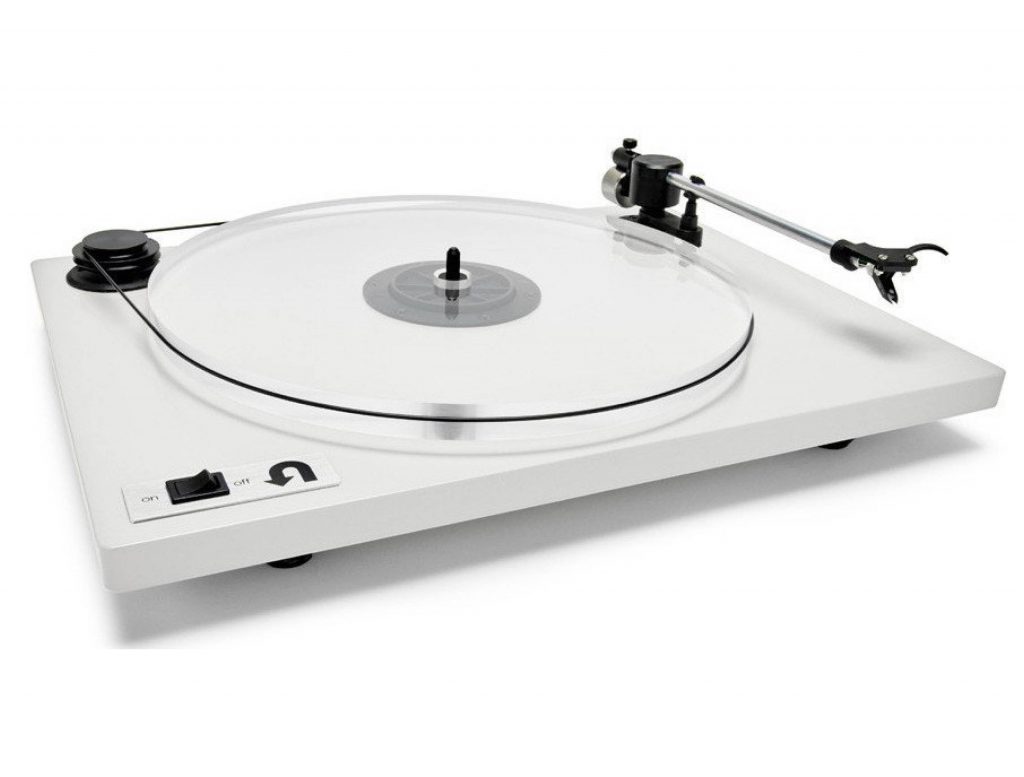This made-to-order record player from U-Turn Audio boasts every top-of-the-line feature you’d want from a record player at half the cost. While the basic, entry-level player is enough on its own, upgrade your platter (acrylic is the way to go), and spring for a preamp so you don’t have to buy a receiver, a pre-amp, and passive speakers. Starting at $179.