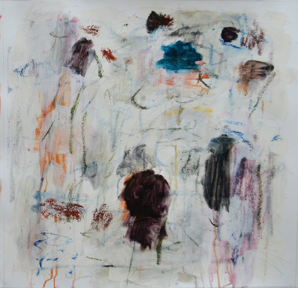 A detail from Fort Worth-based Stephen Battle's "Being — Study 5," 2016. 