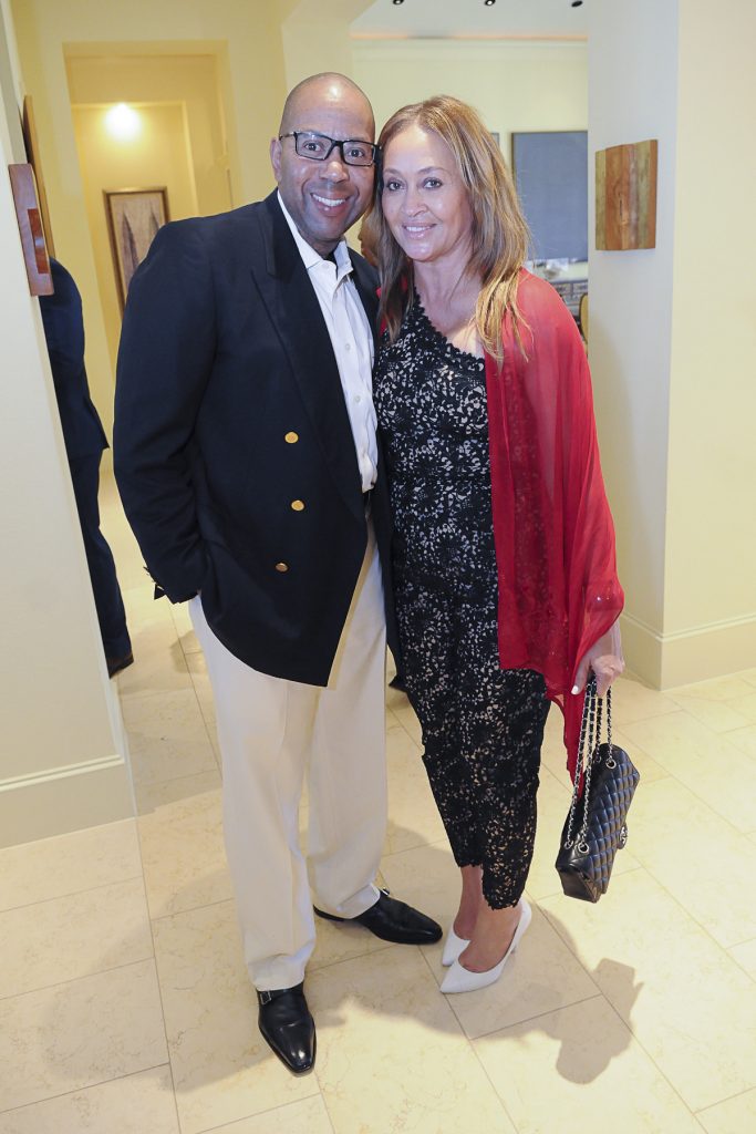 Reggie Van Lee with Gaynell Drexler