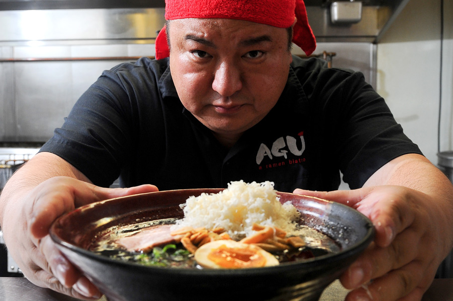 Hawaii-based AGU Ramen is now open in Houston.