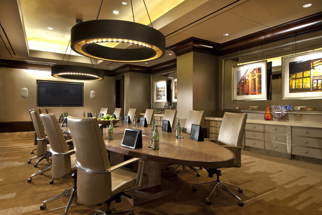 With a bridge connecting it to the convention center, Omni Dallas is perfectly set up for meetings.