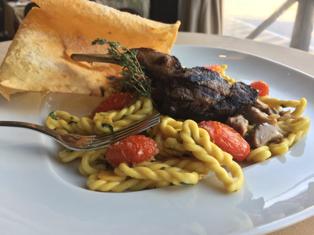 Lorighittas pasta at Arcodoro 