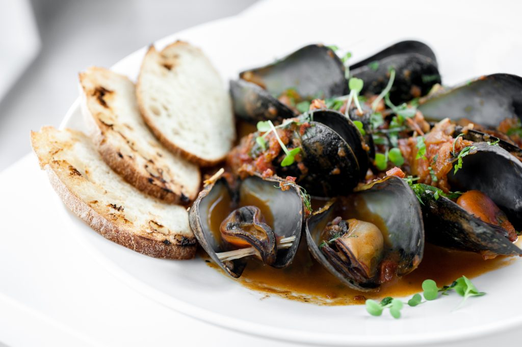 Mussels at Peska Seafood Culture 