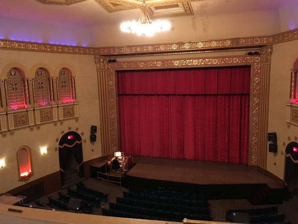 Inside the restored Michigan Theater, which even boasts an organ that’s played during busy shows. The theater is now a nonprofit and one of the town's cultural jewels. 