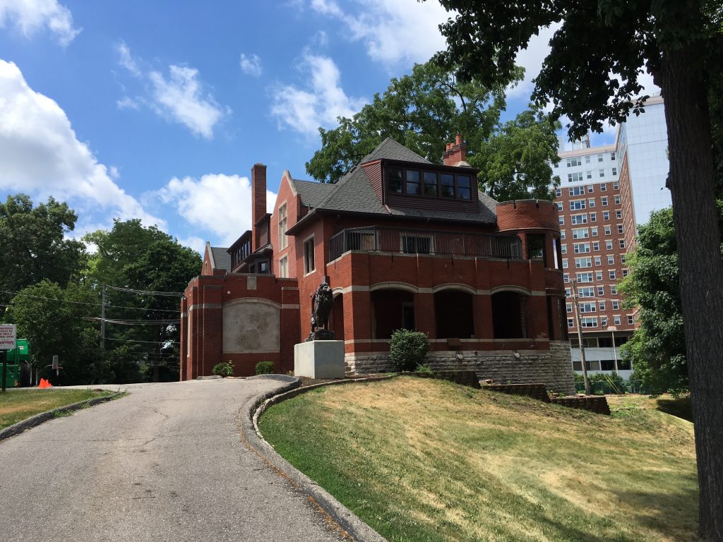 SAE Frat house at the University of Michigan campus. My Dad taught at this quintessential college town from 1961-1963 as a German professor. 