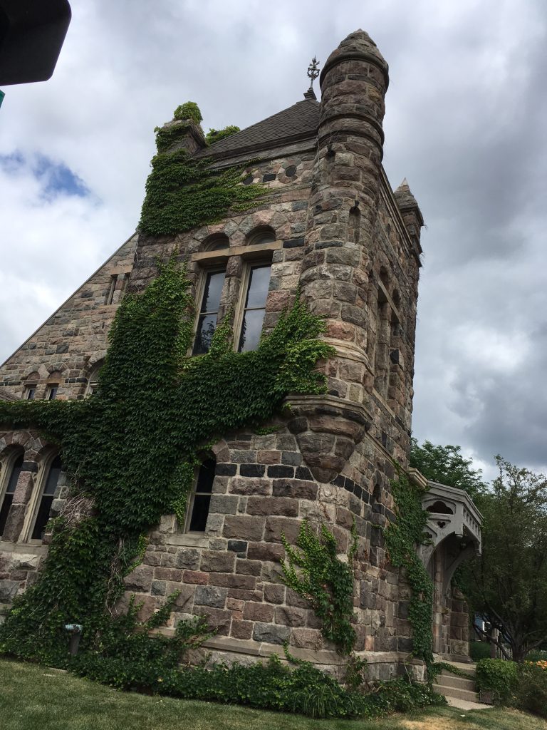 The First Unitarian Church designed by the prominent Detroit firm of Donaldson & Meier in 1882. It’s now the headquarters of Hobb+Black Architects and is situated in Ann Arbor’s Old Fourth Ward, which is on the National Register of Historic Districts. 