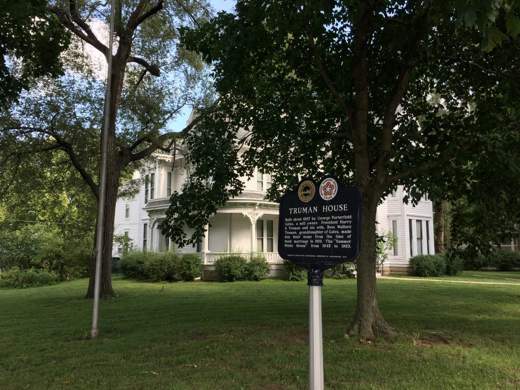 Harry and Bess Truman’s home in Independence, Missouri underscores the small town values of the President who ended World War II. 