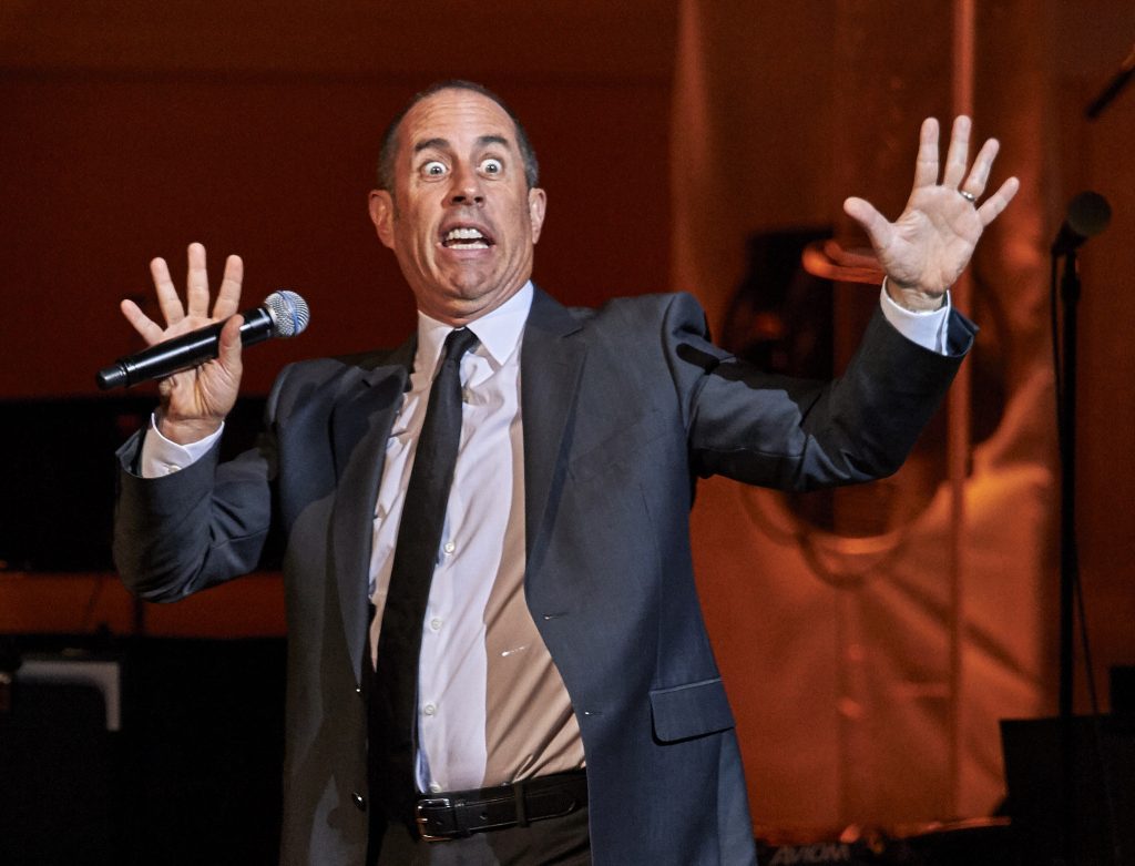 Jerry Seinfeld is a very physical comedian.