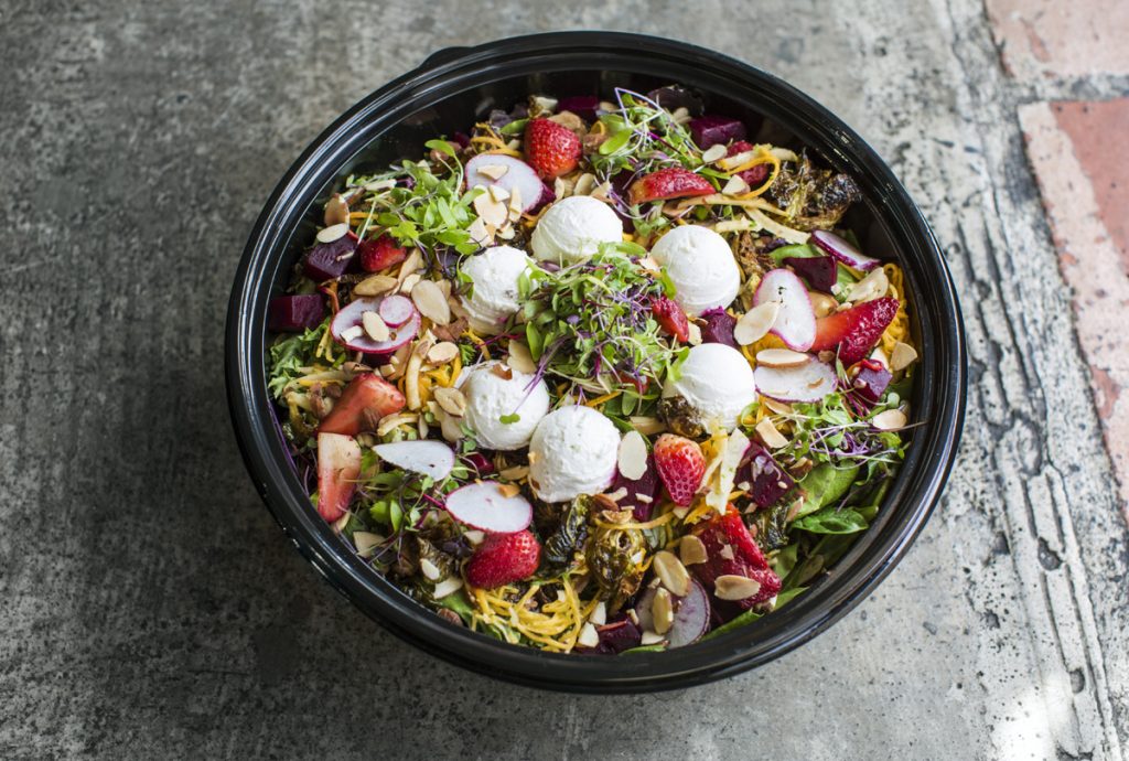 Spring salad at Local Foods 