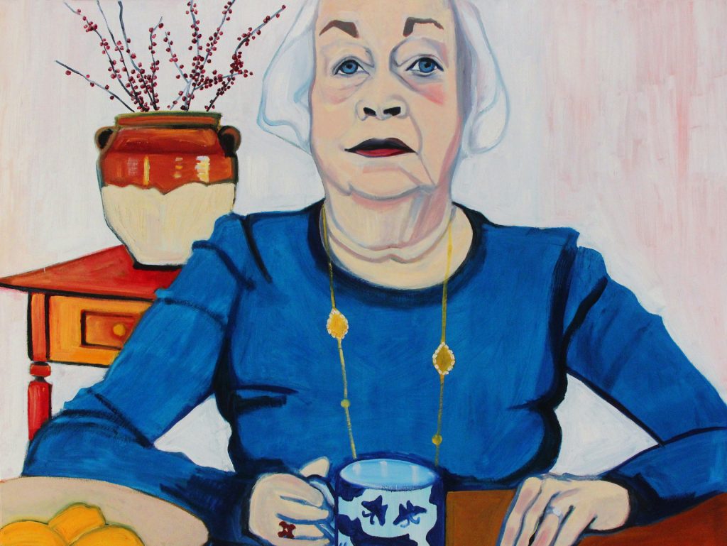 Sarah Fisher's "Character," 2016, is a character. 