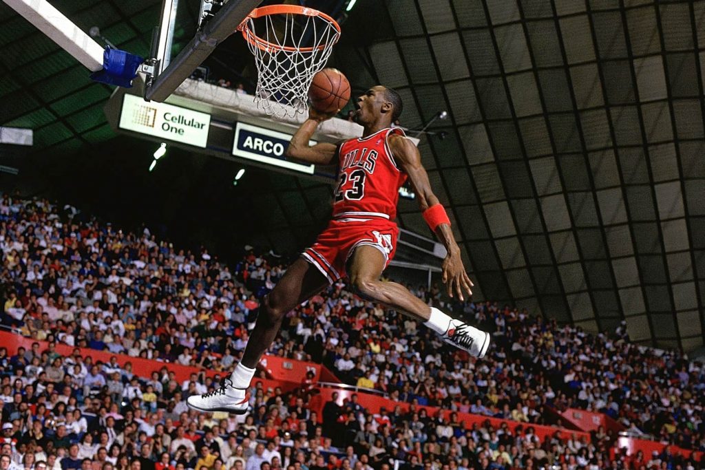 Michael Jordan always seems to be flying through life.