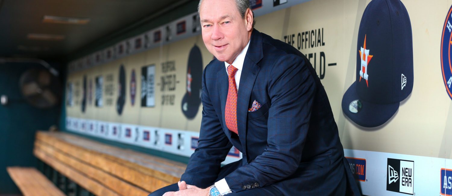 Jim Crane dugout