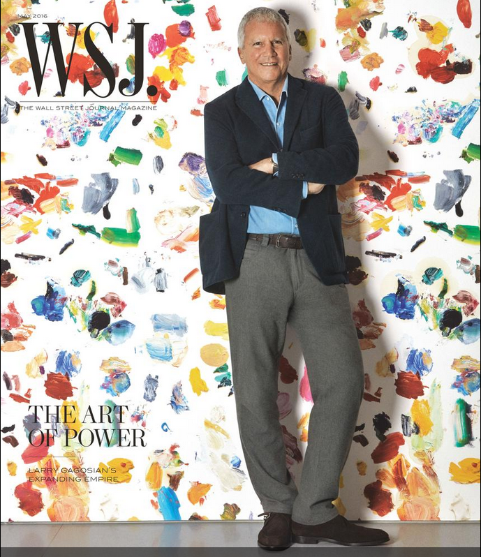 Global dealer Larry Gagosian, a Wall Street Journal Magazine cover story, May 2016. Now the Gagosian brand comes to Dallas. (Photo Roe Ethridge / The Wall Street Journal Magazine) 