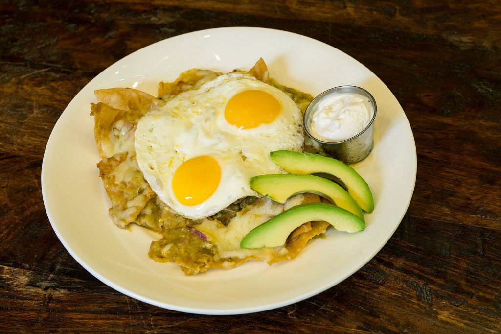 Chilaquiles are one of Yolk's signature dishes.