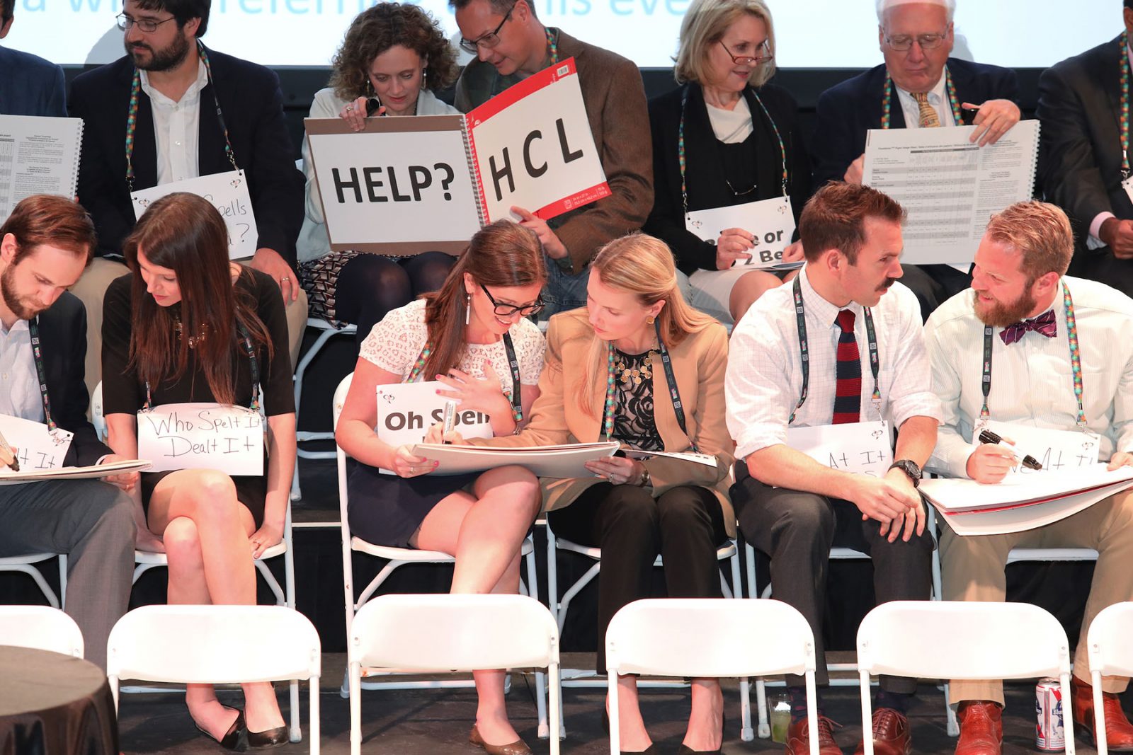 GrownUp Spelling Bee Brings Drama to Houston Concert Hall Hosts Six