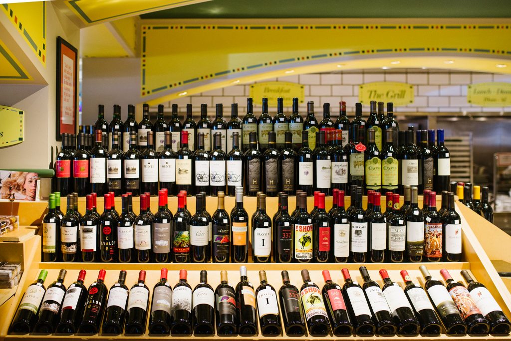 Red wine selection
