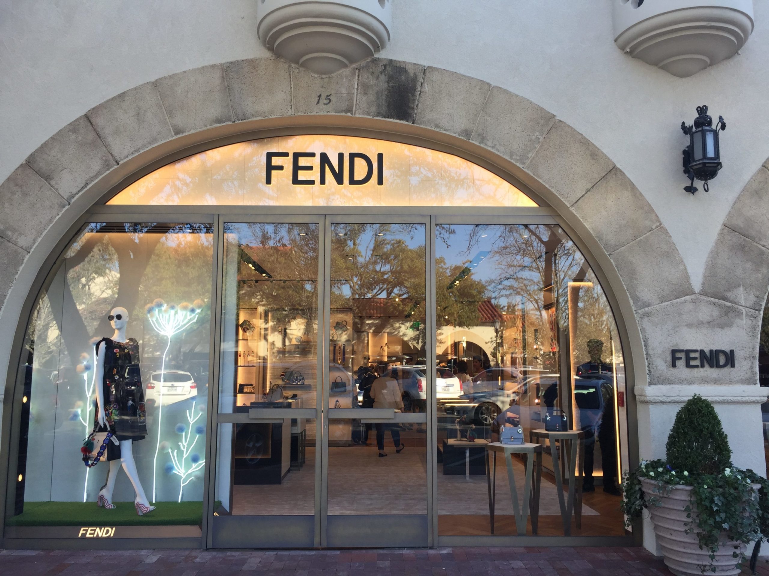 fendi store front