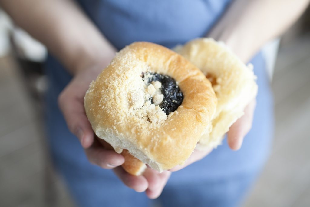 Fruit-filled kolaches at the Kolache Shoppe