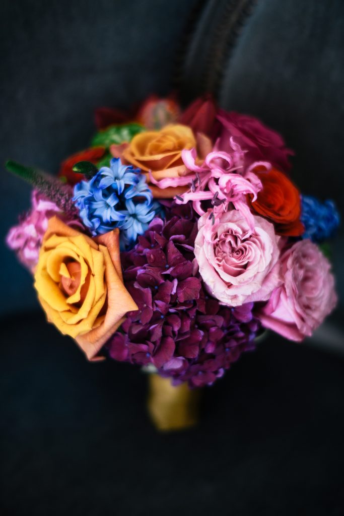 Bridesmaids' bouquet created by The Events Company