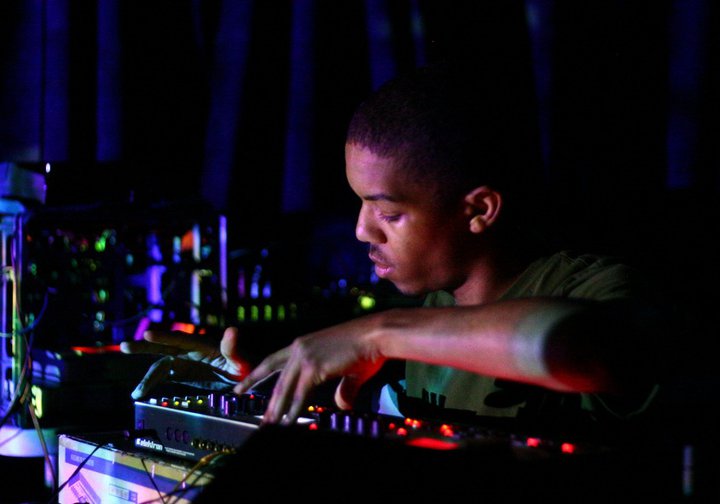 Electronic musician Cygnus mans the boards. (Photo courtesy Facebook)