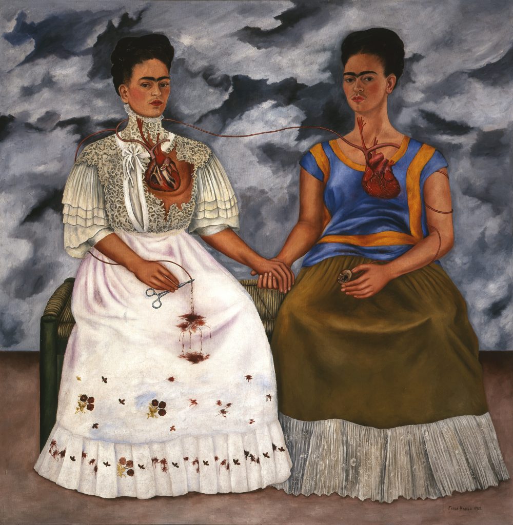 Frida Kahlo's "The Two Fridas (Las dos Fridas)," 1939