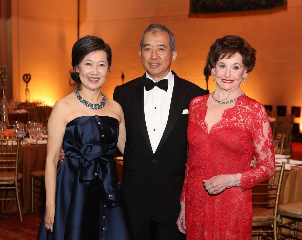 Houston Ballet Ball chairs Anne & Albert Chao, Honoree Ann Trammell