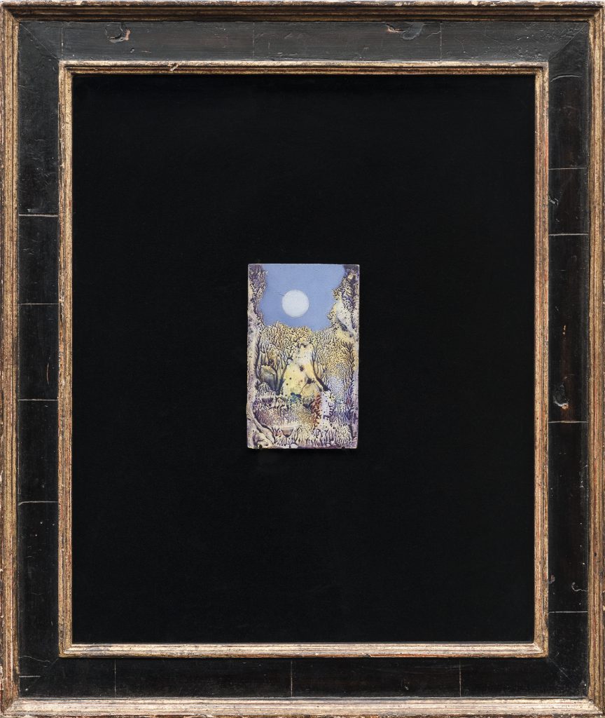 Max Ernst's gift to the de Menils during Christmas 1955 is on view in the Surrealism galleries. This modestly sized treasure will become the subtle inspiration for the 30th Anniversary Ball to be realized by events planner Todd Fiscus. 