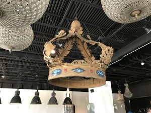 Georgia Brown Home also carries a number of one-of-a-kind movie props. Giant Set Crown, $7,800.