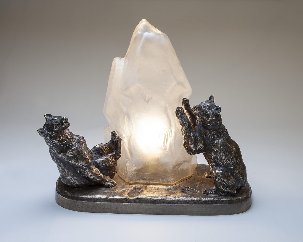Antiques of River Oaks of Houston showing an Art Deco Polar Beach Light