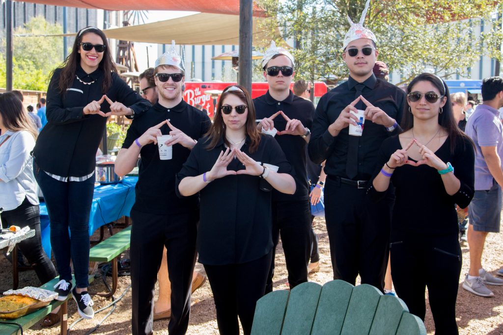 Kristine Qassom, Kyrre Johansen, Sydney Hansen, Ted Cross, Neal Parisawan and Mary Natoli