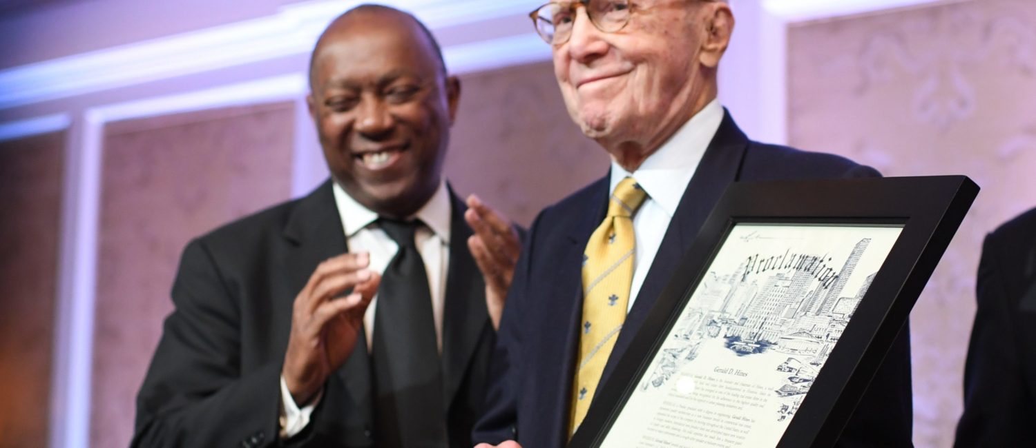Mayor Sylvester Turner, Gerald D. Hines