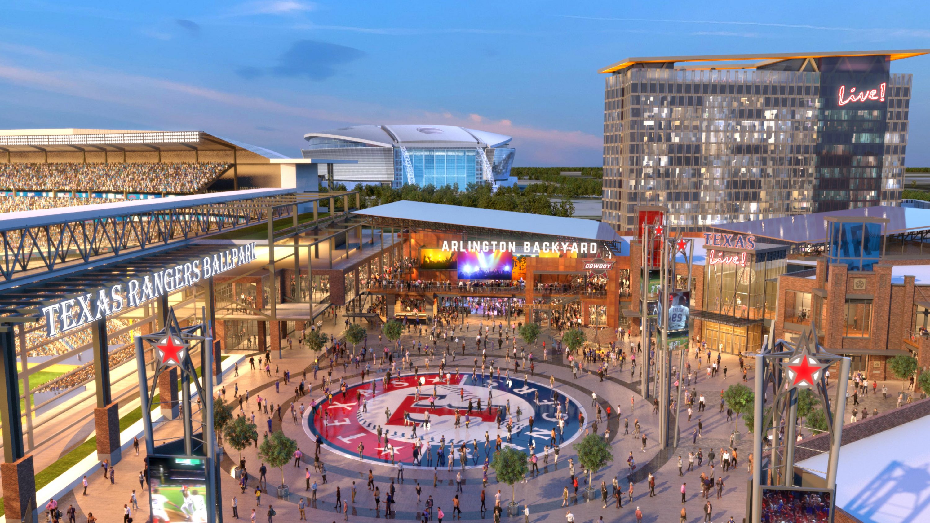 Massive Mega Entertainment Complex Rising Around Texas Rangers' New 1
