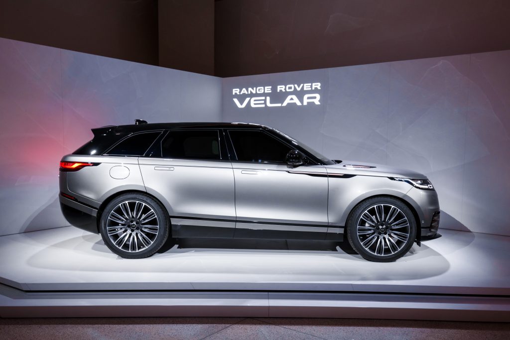 Scenes from the Range Rover Velar's European launch event