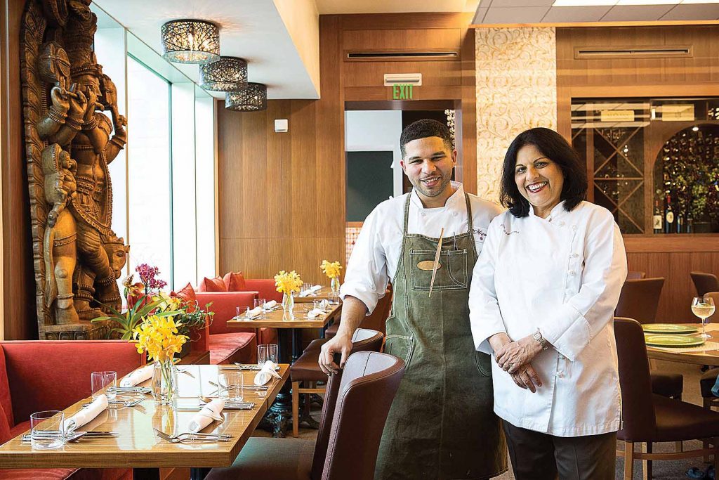 Executive sous chef Dominick Lee and owner/executive chef Kiran Verma