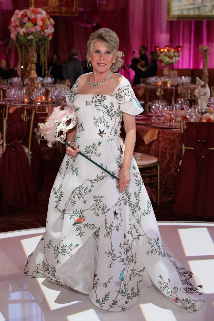 First time Best Dressed honoree Zane Carruth in Monique Lhuillier when she chaired the 2017 Houston Grand Ball Opera.