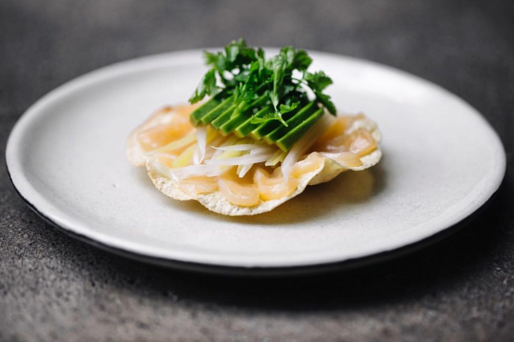 Tostada de callo | Omakase de tacos at Pujol