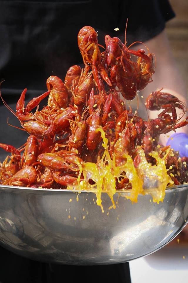 Head to Southern Goods for crawfish and brews from Saint Arnolds. 