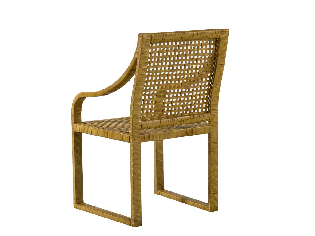 Randall accent chair, by Mark D. Sikes for Henredon