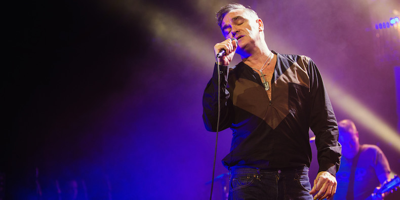 Morrissey in concert. (Photo Mat Hayward/FilmMagic)