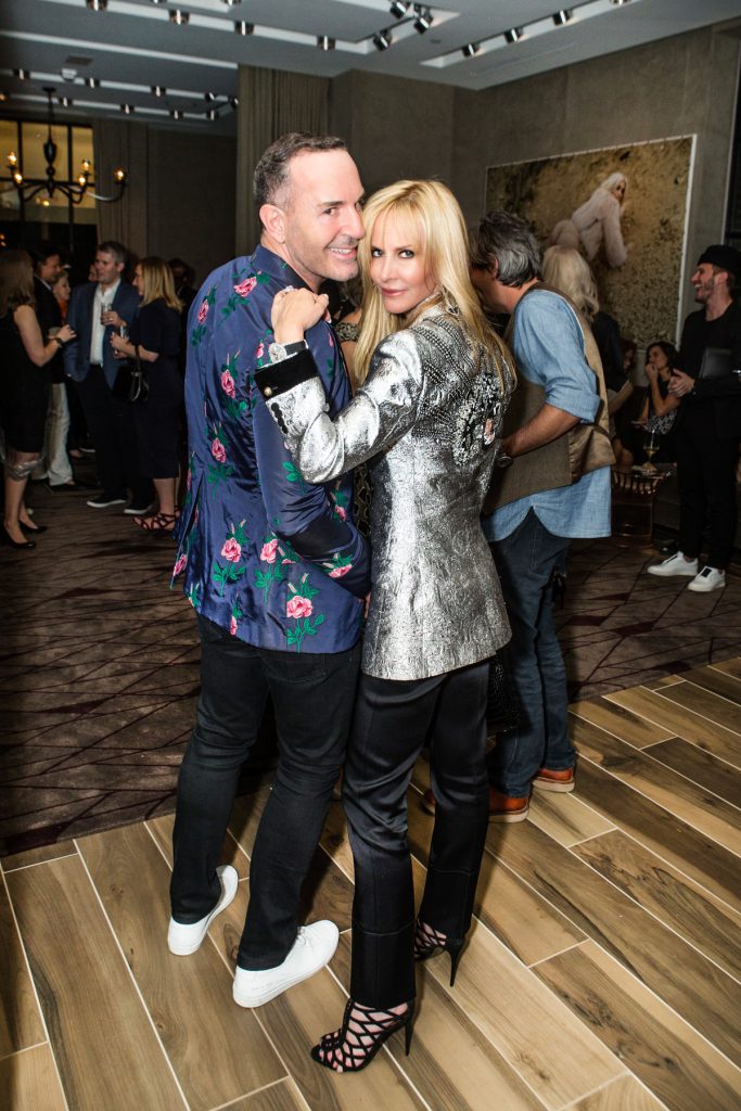 Brian Bolke, Nancy Rogers at the Dallas Art Fair Celebration